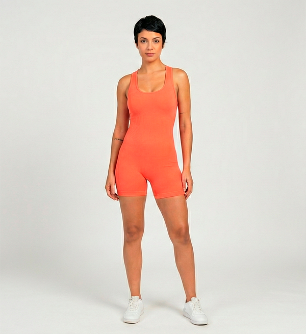 SuperCoffee Macaquinho Fitness e Alta Performance - Laranja Coral